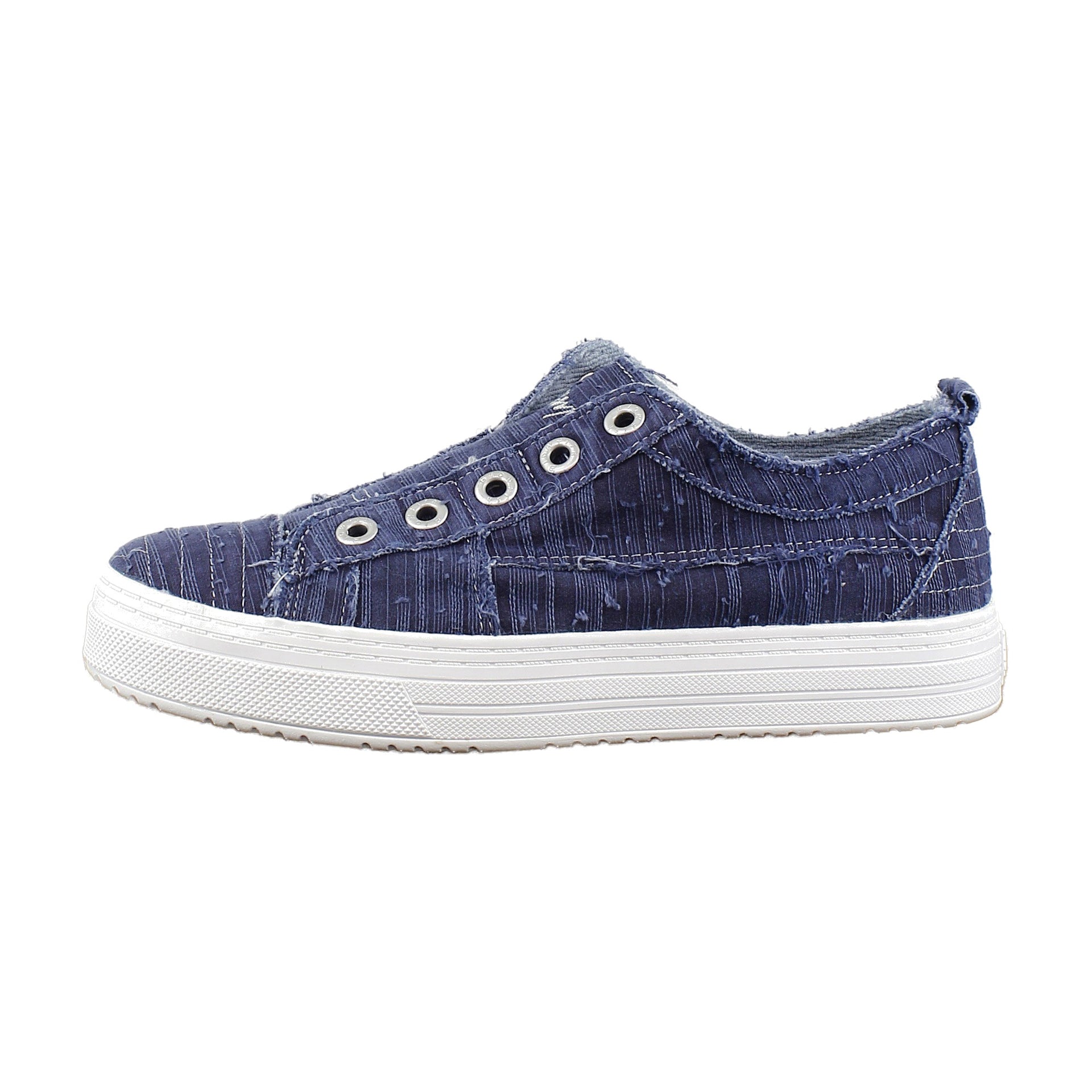 Indigo Blue Washed Linen