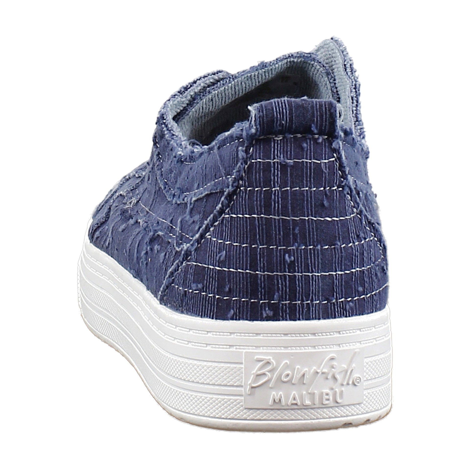 Indigo Blue Washed Linen