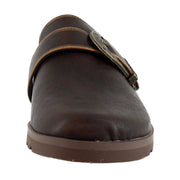 Brown Distressed Faux Leather