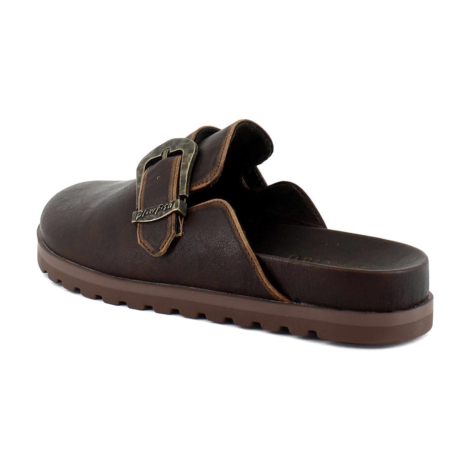 Brown Distressed Faux Leather