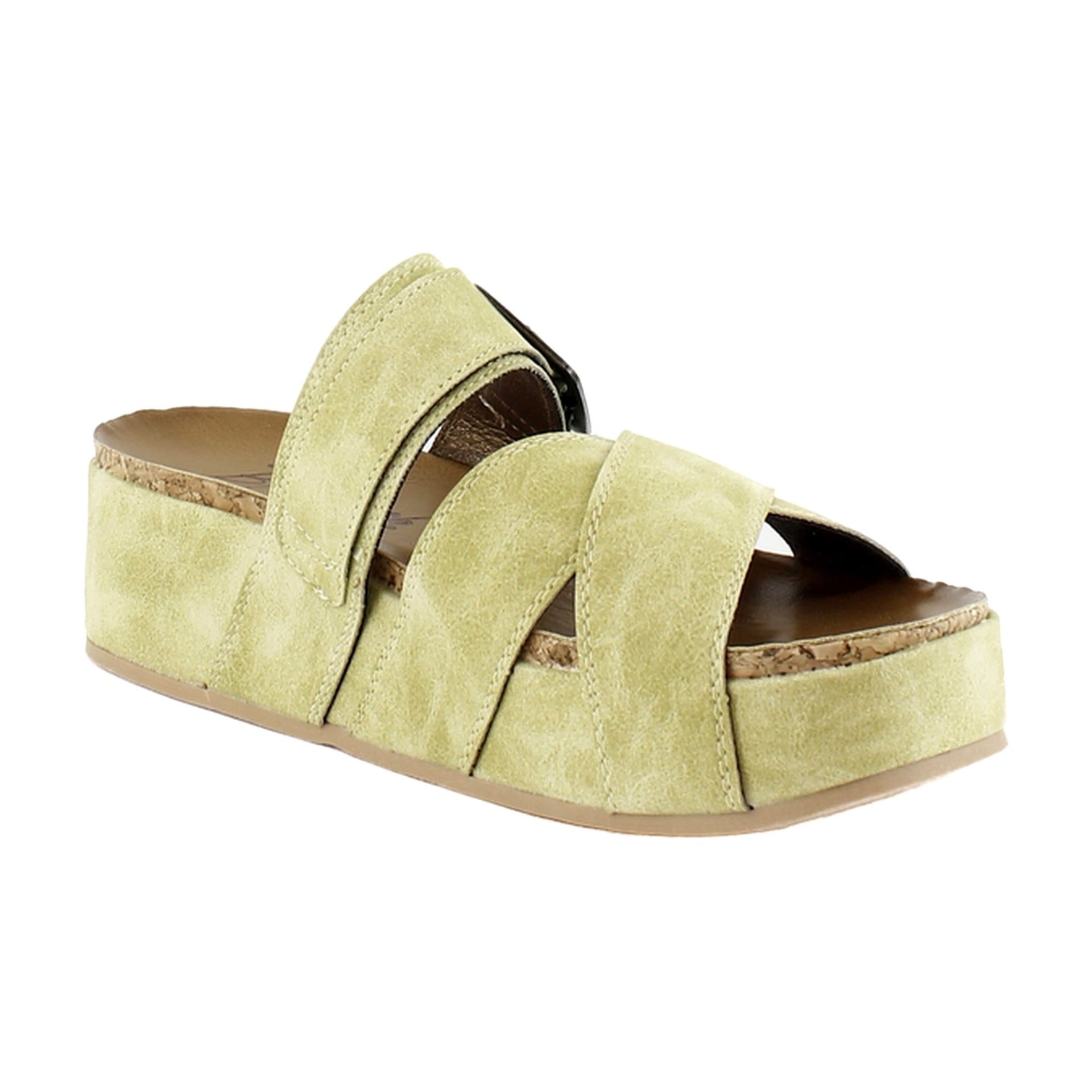 Pistachio Faux Suede