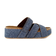 Dark Denim Faux Leather