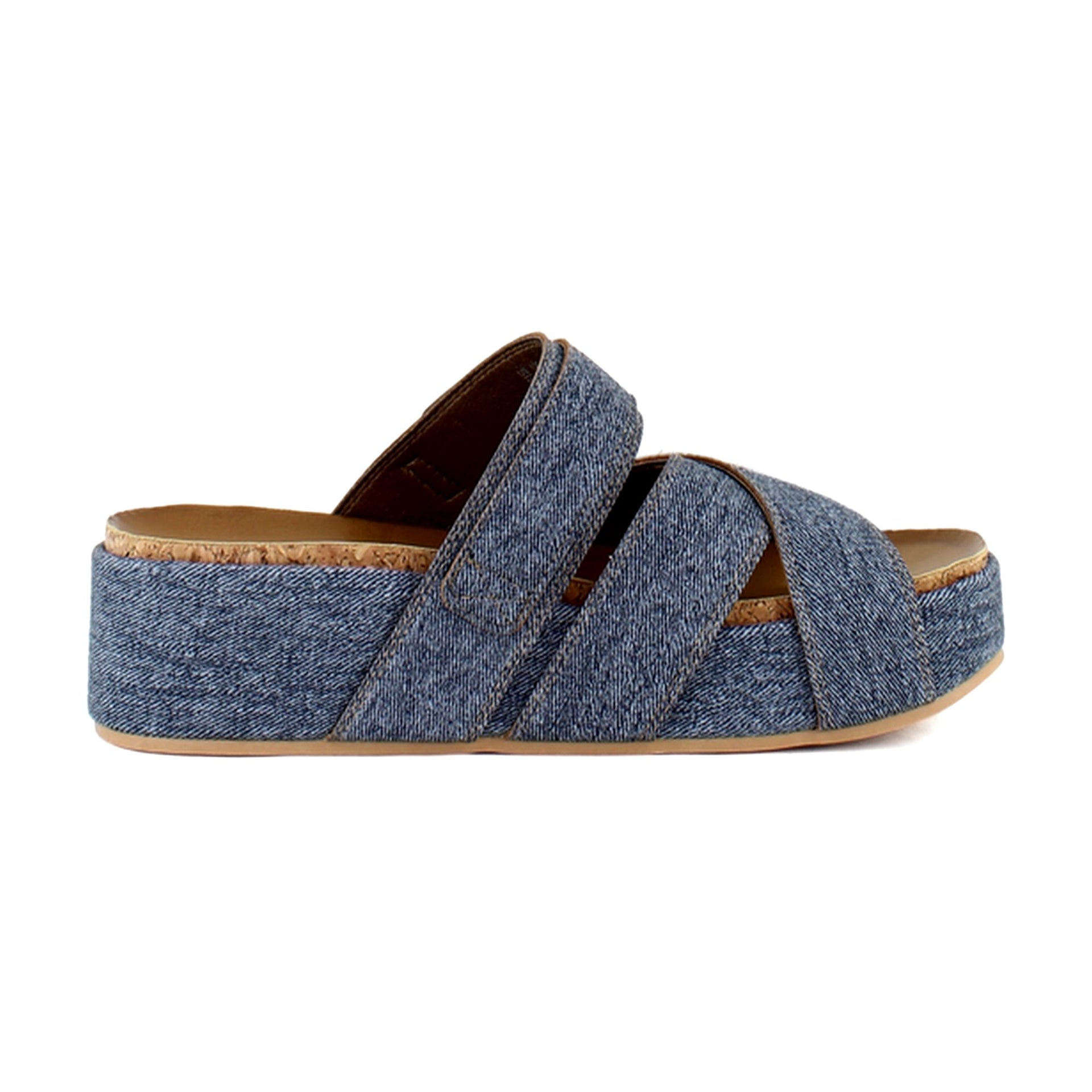 Dark Denim Faux Leather