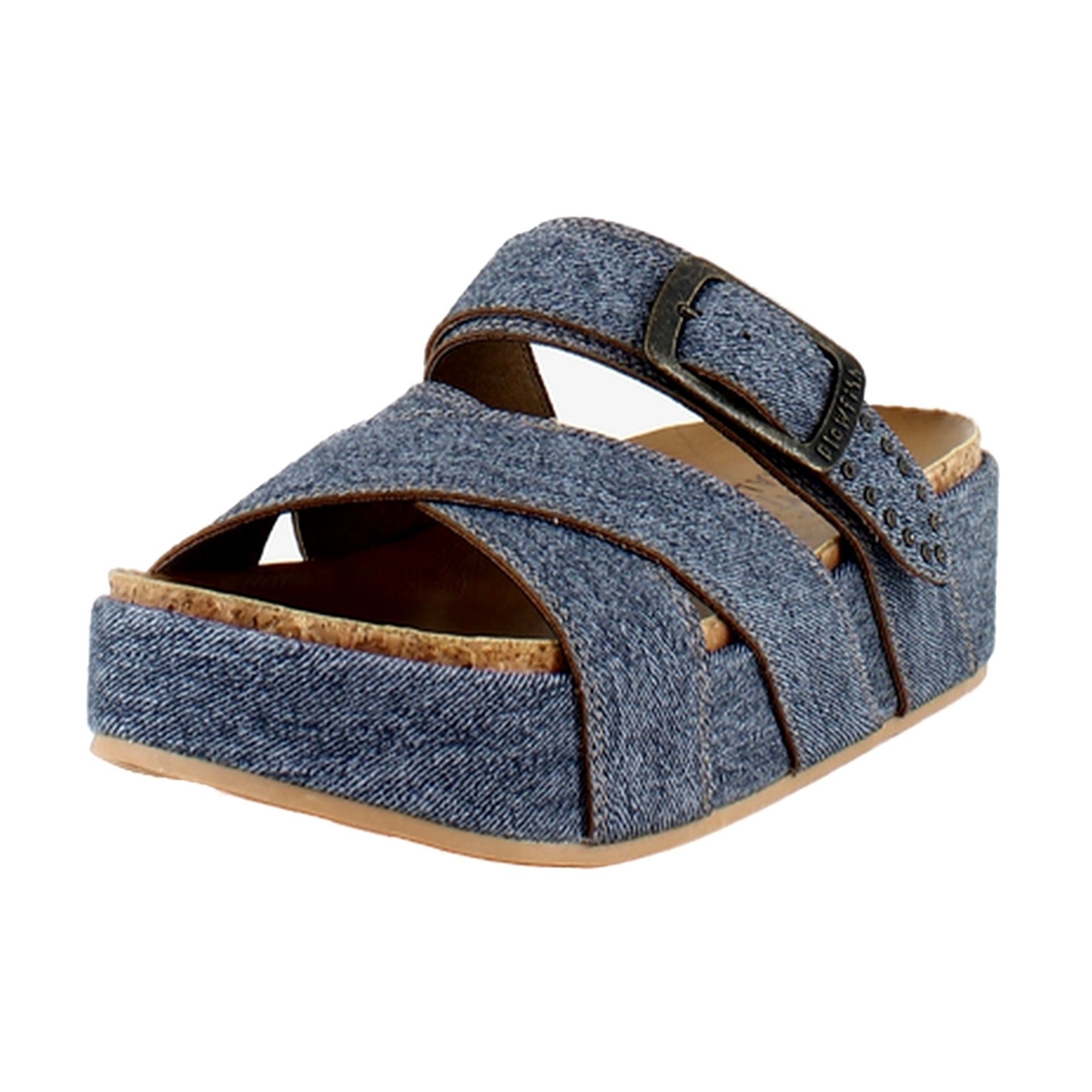 Dark Denim Faux Leather