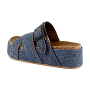 Dark Denim Faux Leather