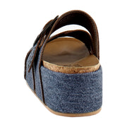 Dark Denim Faux Leather