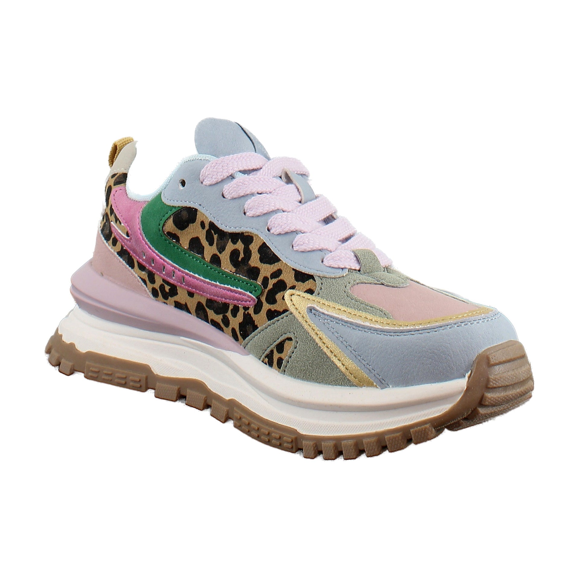 Cloud Blue/Leopard Multi