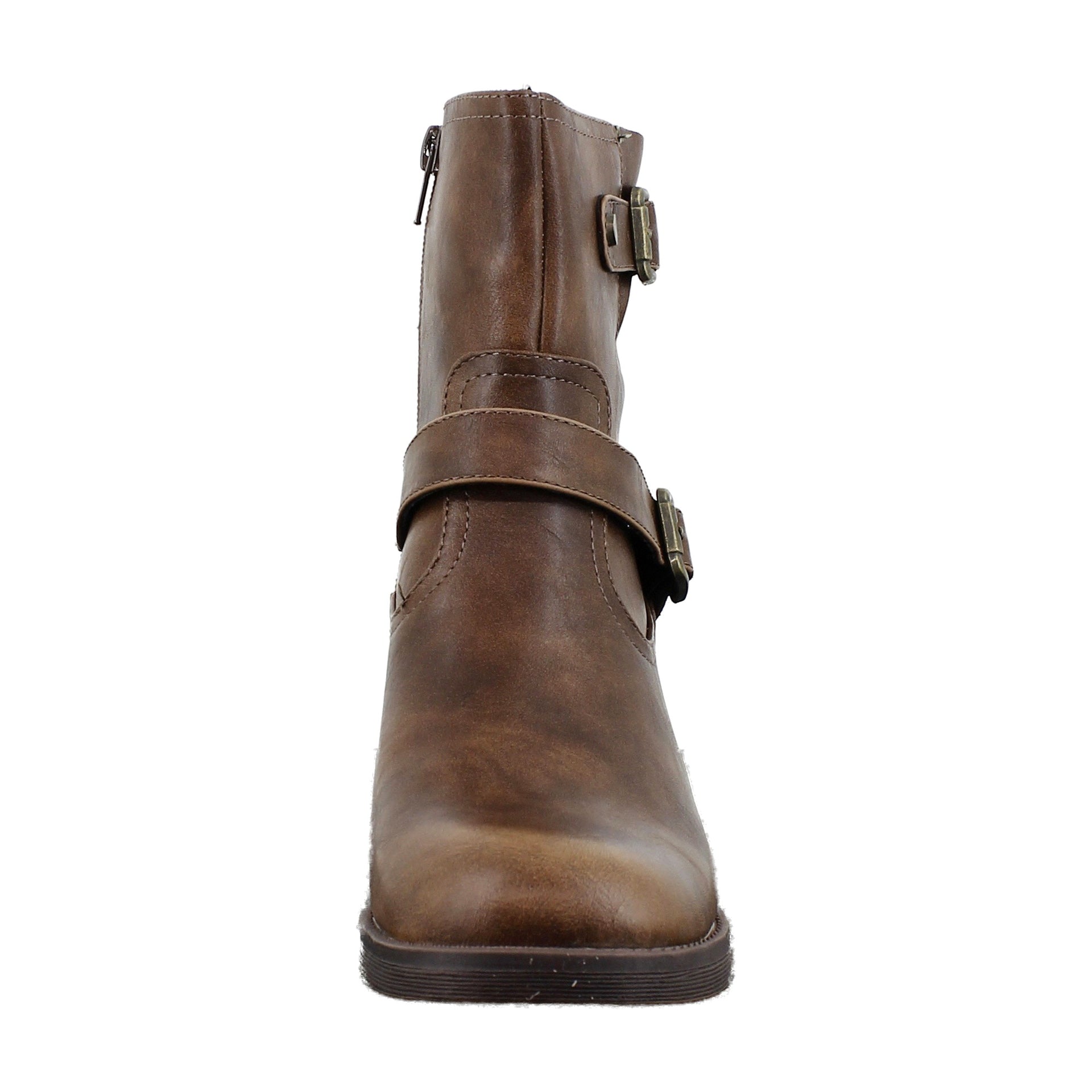 Whiskey Brown Faux Leather