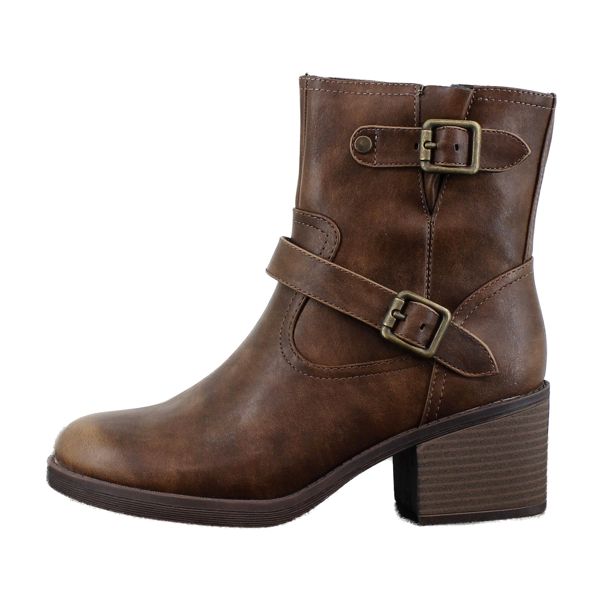 Whiskey Brown Faux Leather