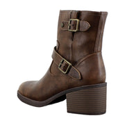 Whiskey Brown Faux Leather