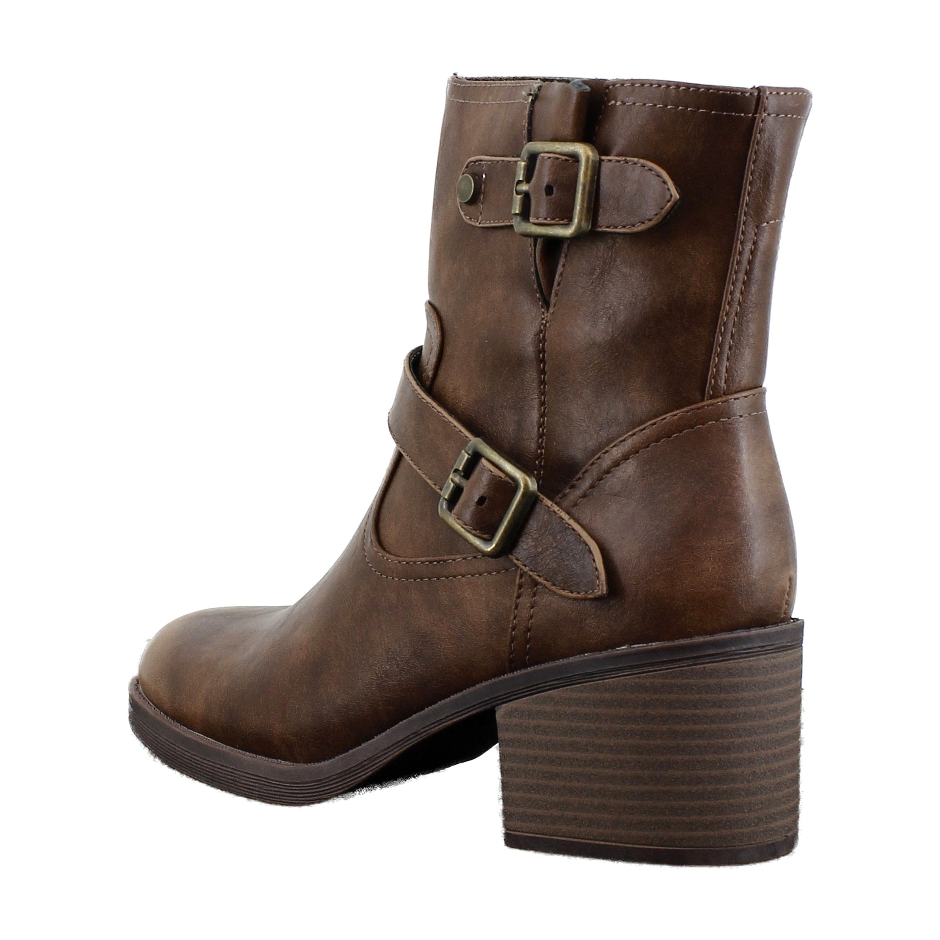 Whiskey Brown Faux Leather