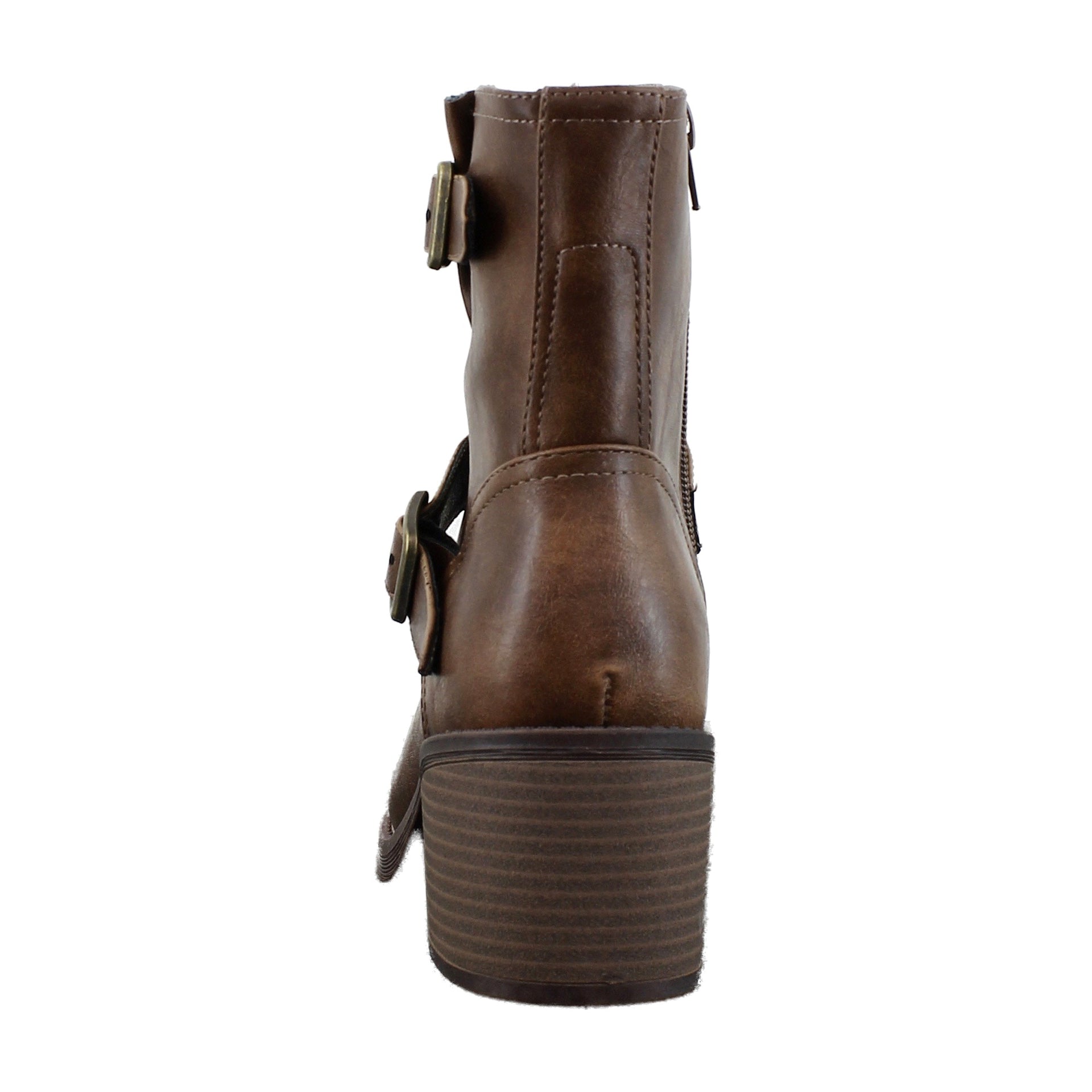 Whiskey Brown Faux Leather