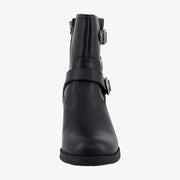 Black Faux Leather