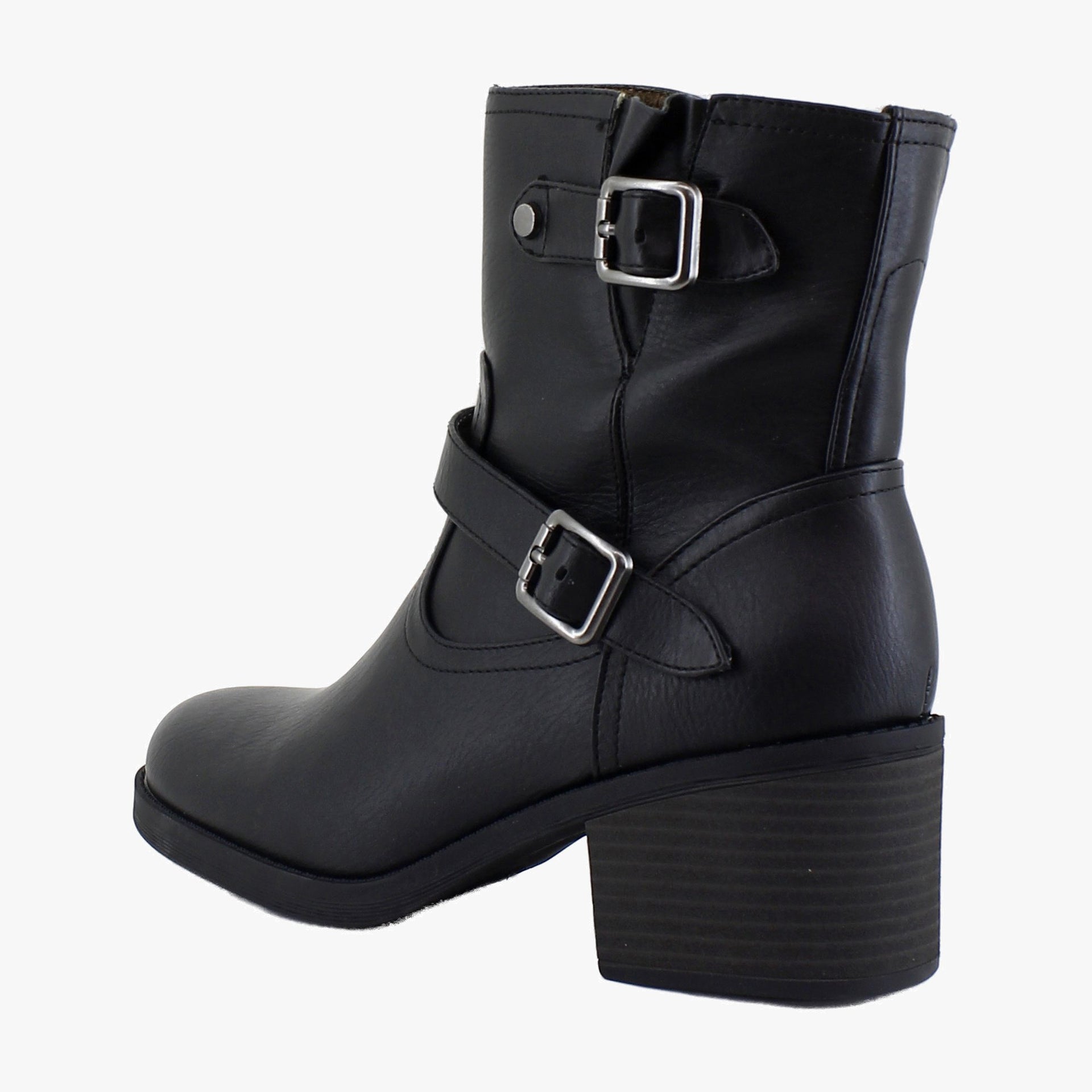 Black Faux Leather