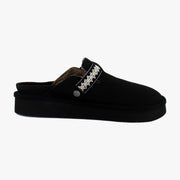 Black Faux Suede
