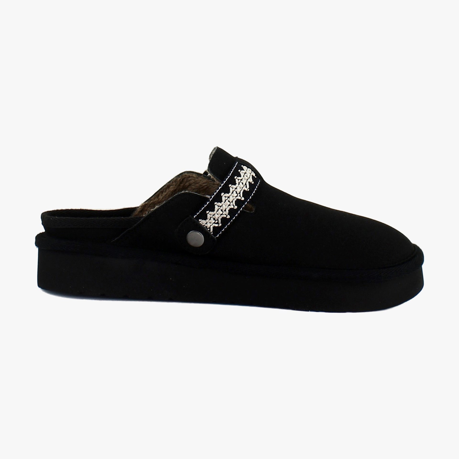Black Faux Suede