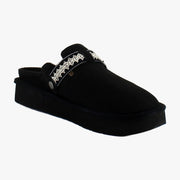 Black Faux Suede