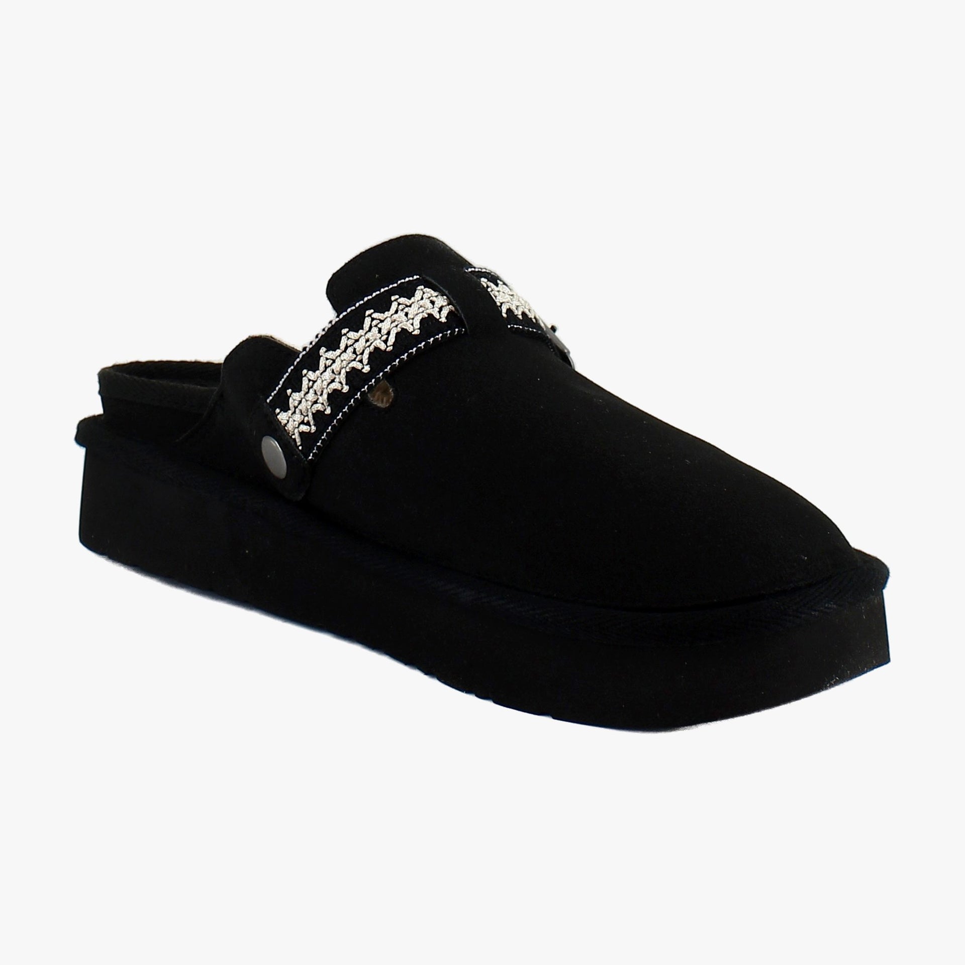 Black Faux Suede