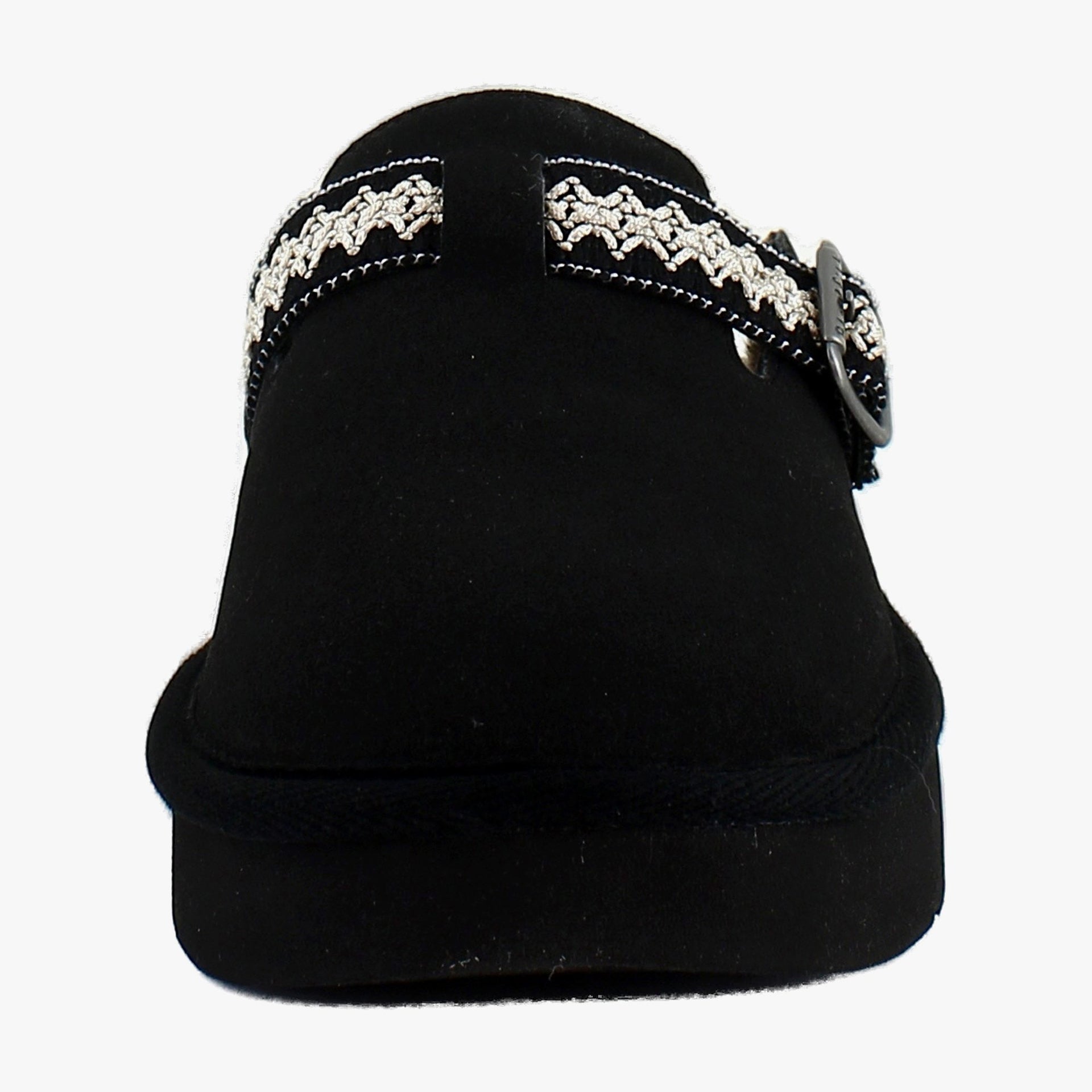 Black Faux Suede