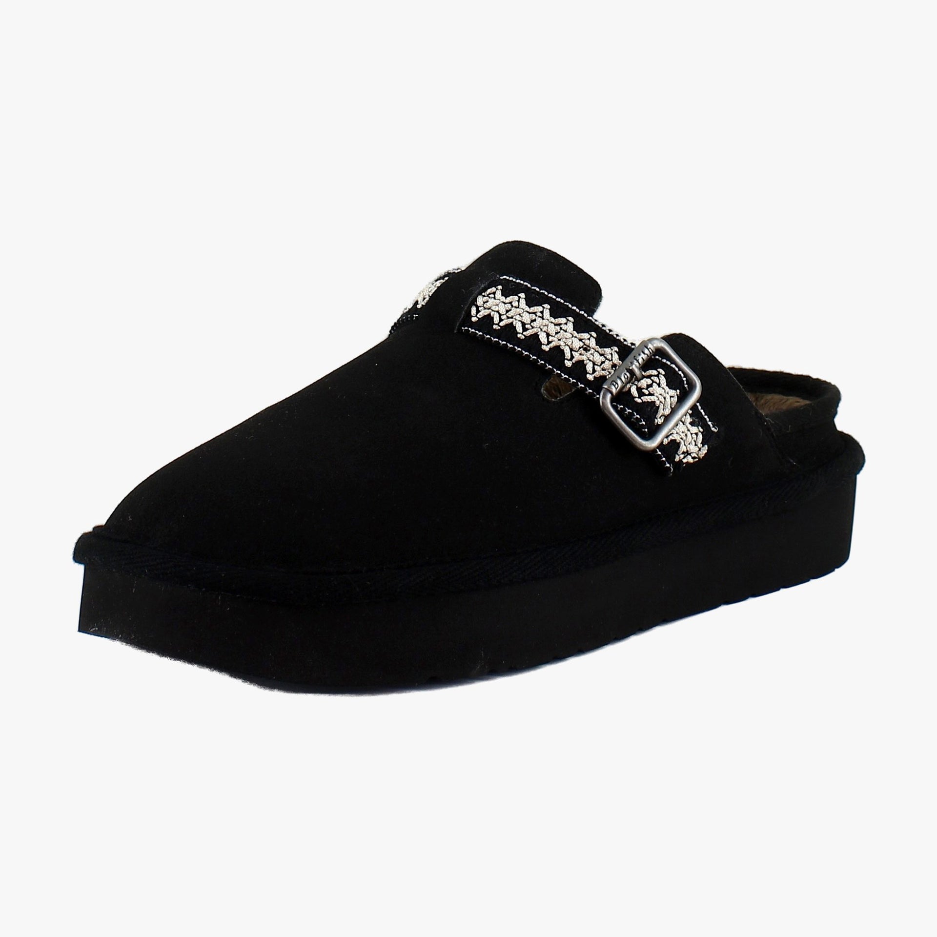 Black Faux Suede