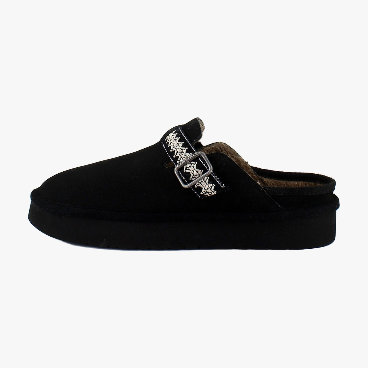 Black Faux Suede