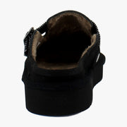 Black Faux Suede