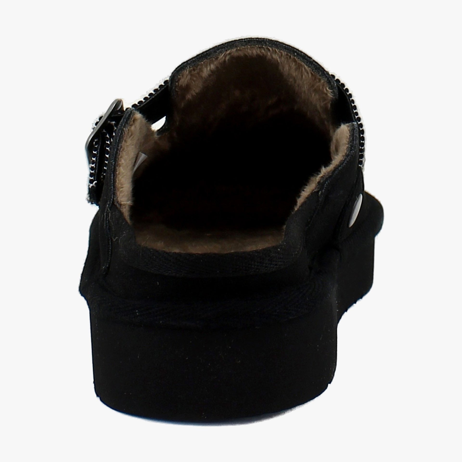 Black Faux Suede