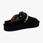 Black Faux Suede