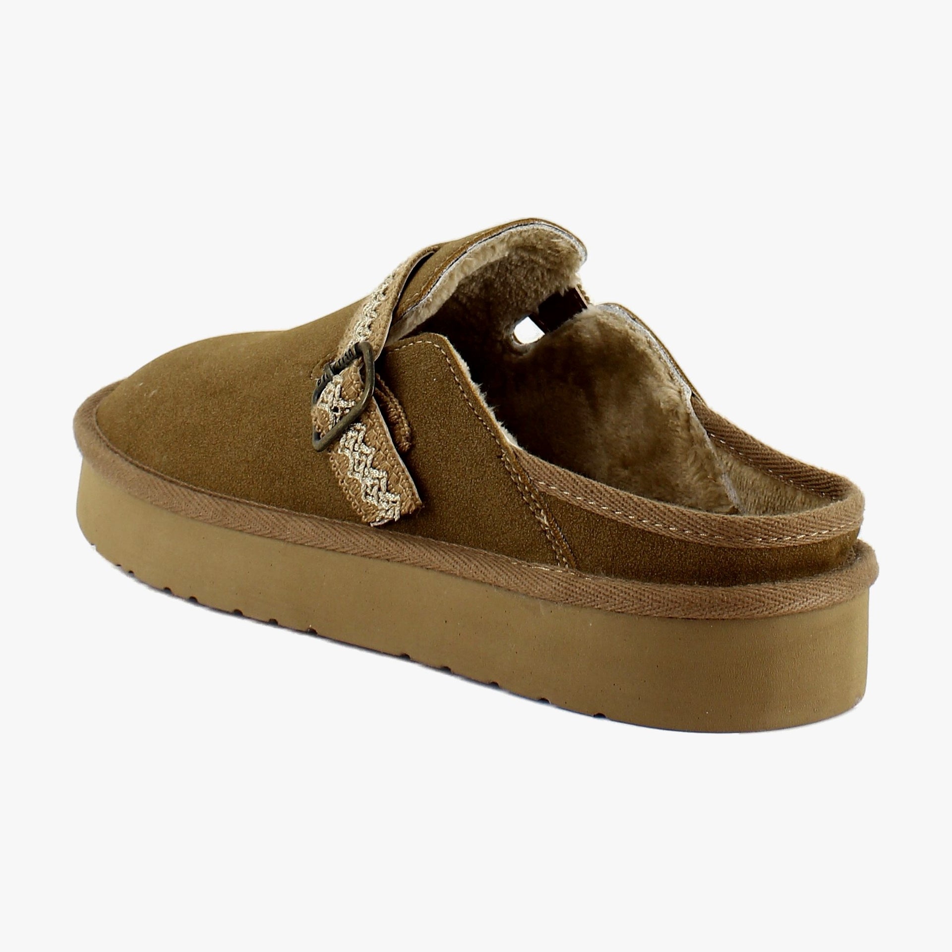 Tan Faux Suede