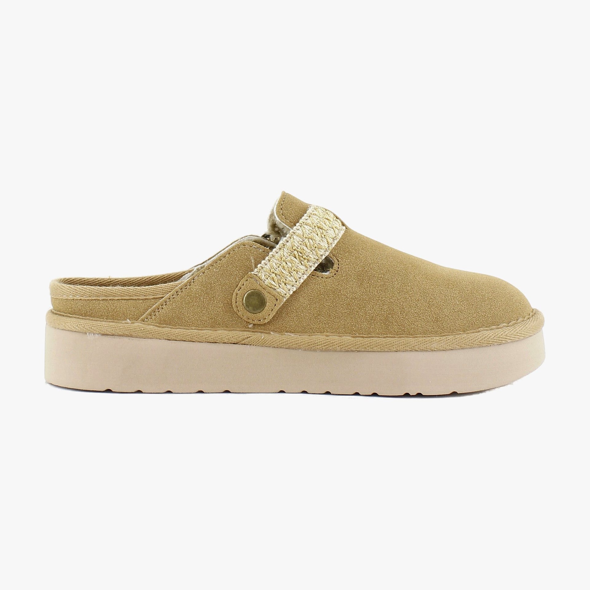 Sand Faux Suede