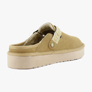 Sand Faux Suede