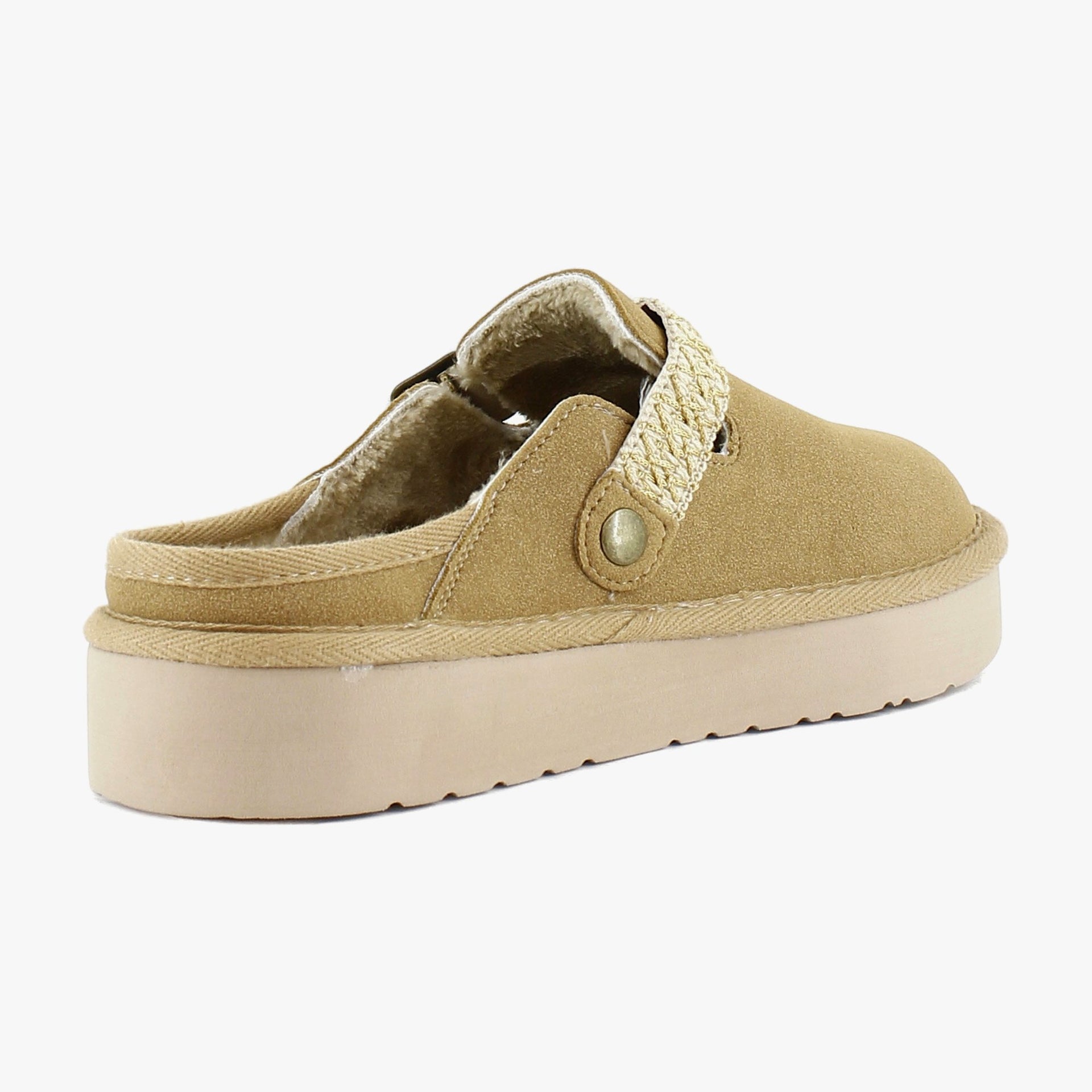 Sand Faux Suede