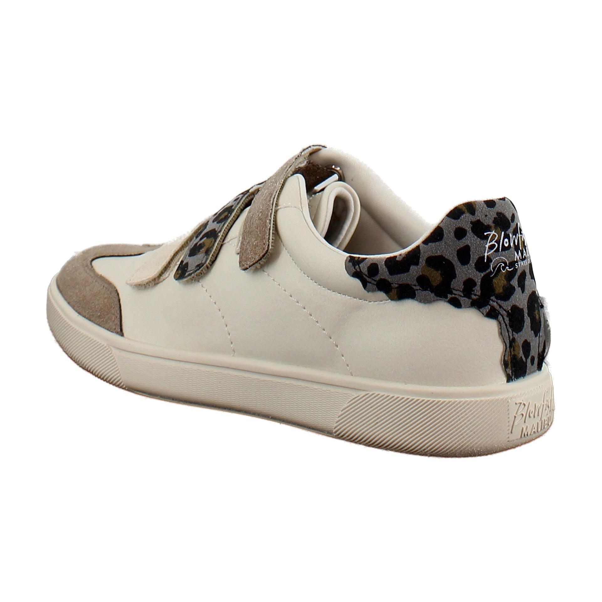 White/Bronze Faux Leather