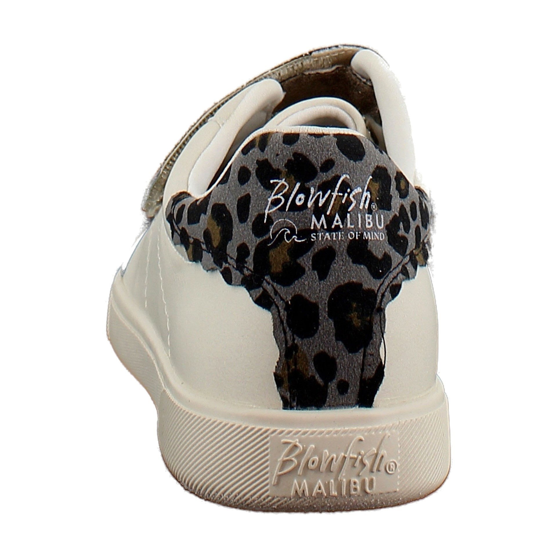 White/Bronze Faux Leather