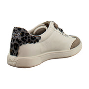 White/Bronze Faux Leather
