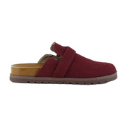 Burgundy Faux Suede