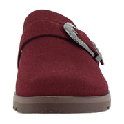 Burgundy Faux Suede