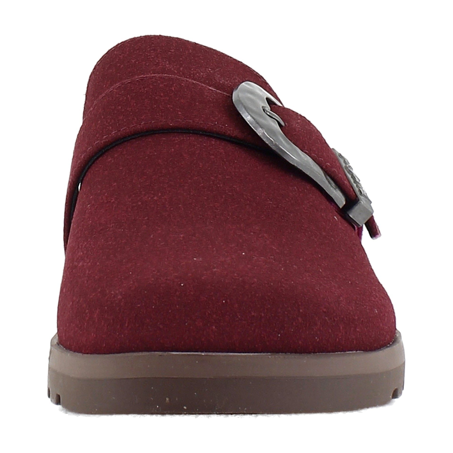 Burgundy Faux Suede