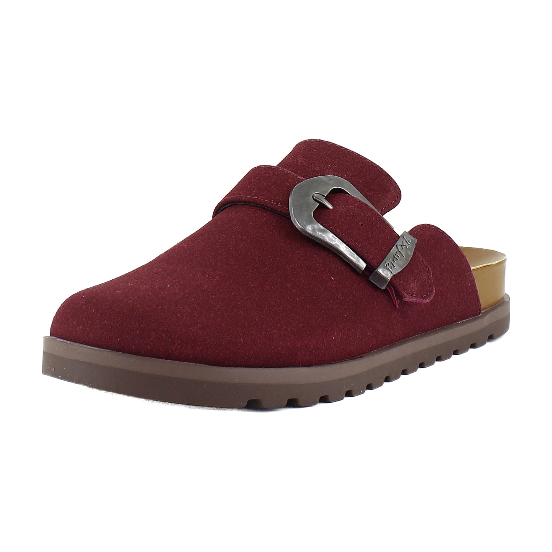 Burgundy Faux Suede
