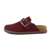 Burgundy Faux Suede