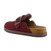 Burgundy Faux Suede