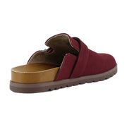 Burgundy Faux Suede