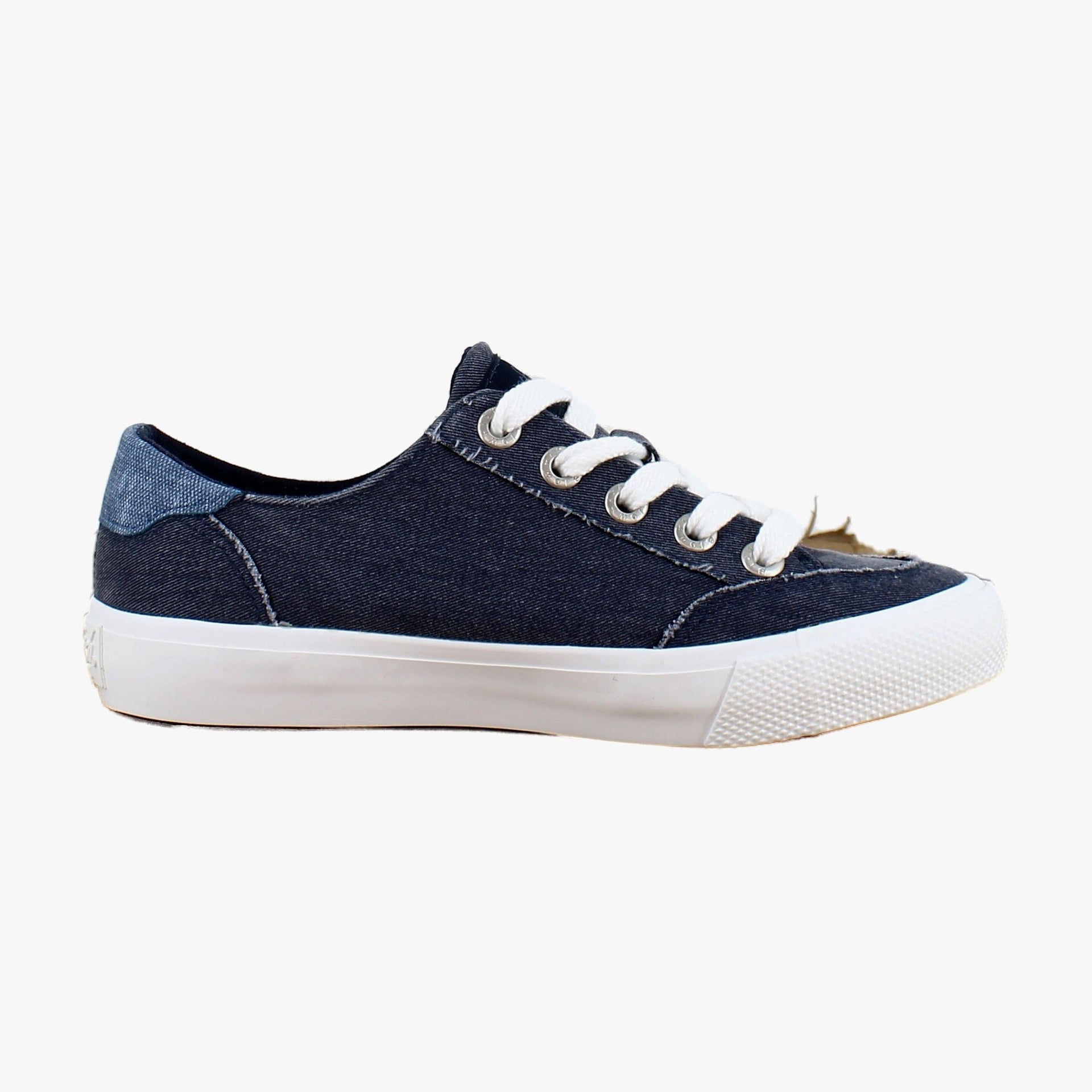 Navy Floral Canvas