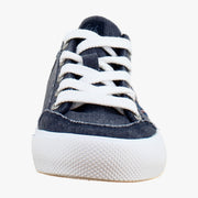Navy Floral Canvas