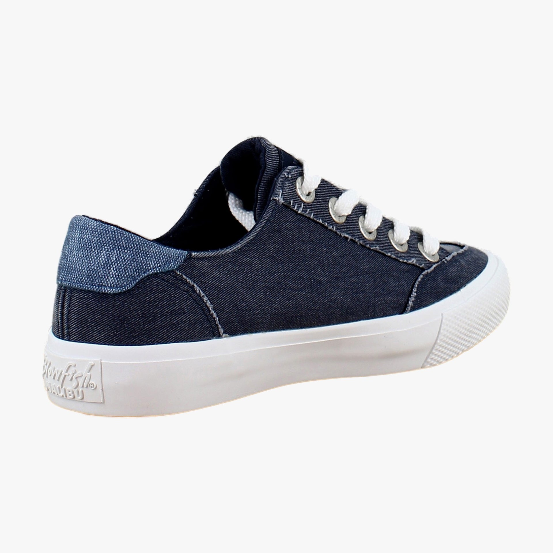 Navy Floral Canvas