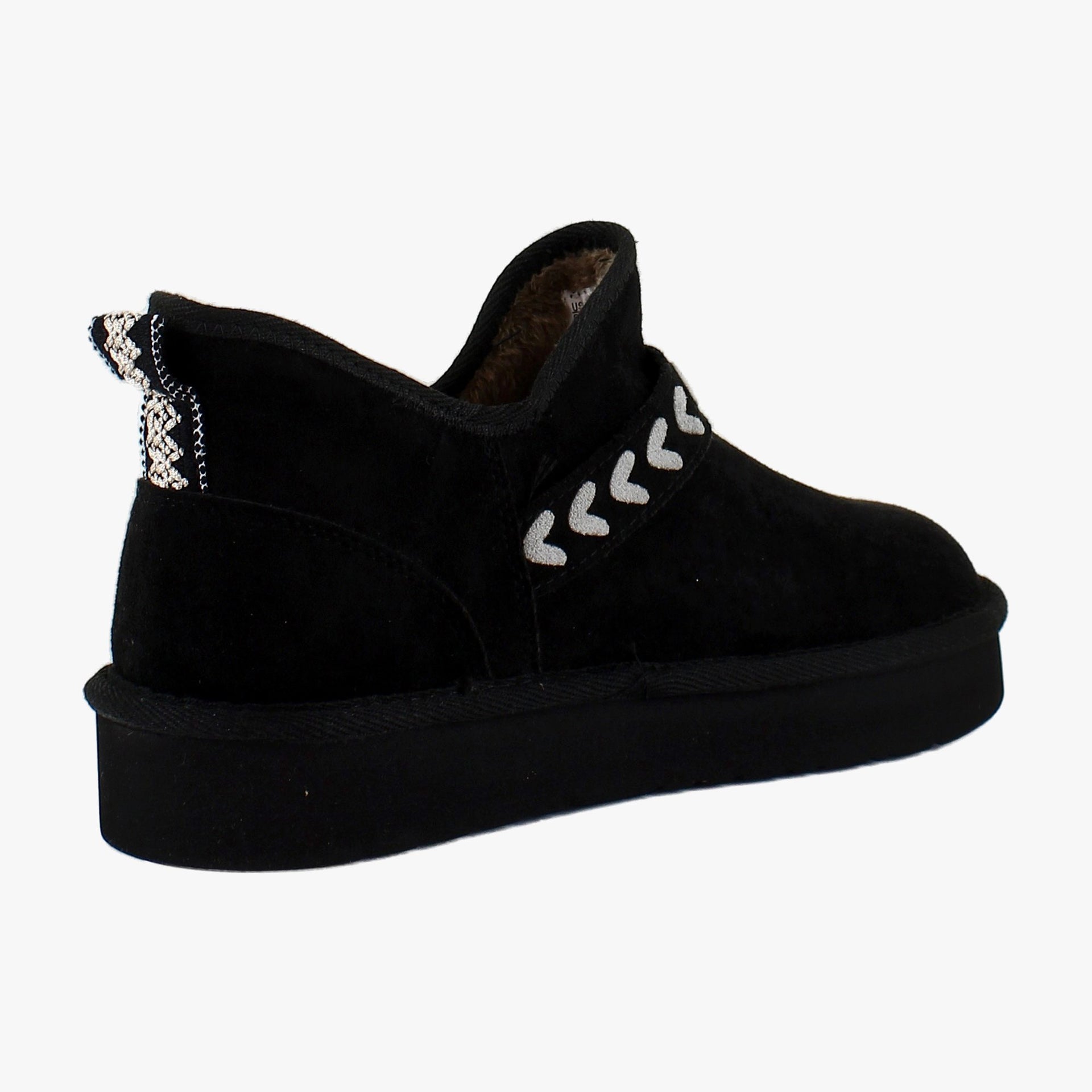 Black Faux Suede