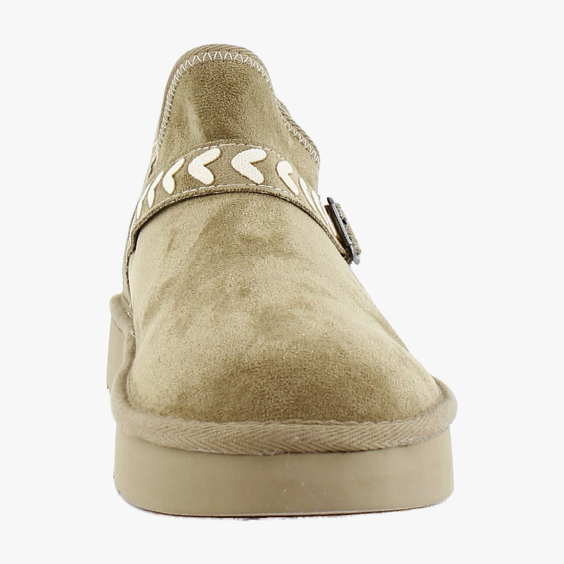 Taupe Brown Faux Suede