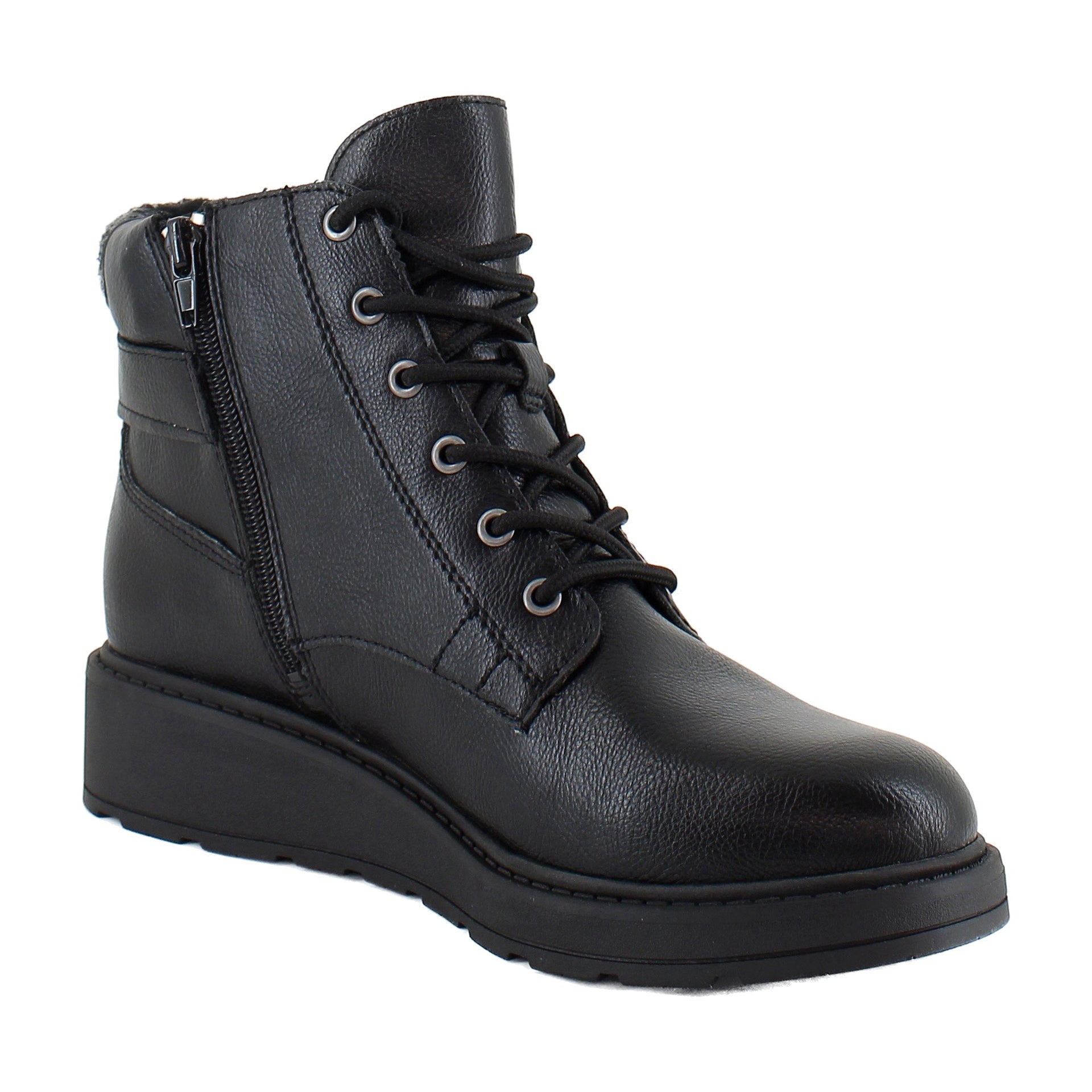 Black Faux Leather