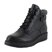 Black Faux Leather