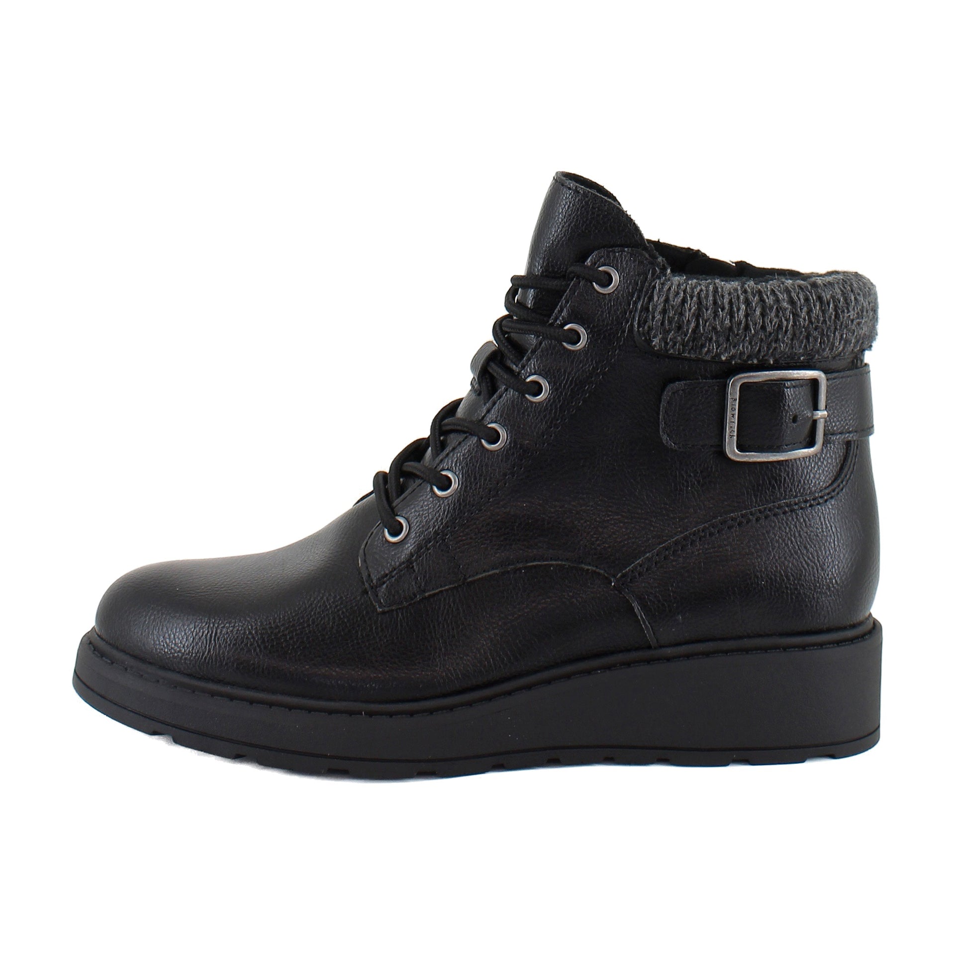 Black Faux Leather